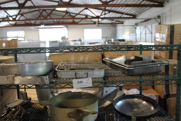 ALL ONE MONEY! Tier Lot of Various Items Including Metal Pans - Image 1 of 4