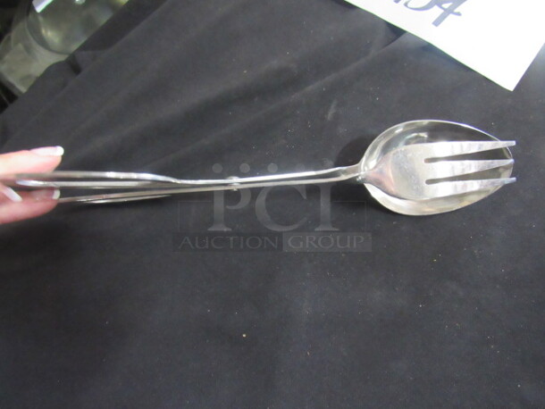 One Stainless Steel Fork/Spoon Tong.
