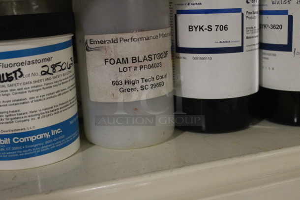 White 2 Door Cabinet w/ Contents Including Fungitrol. BUYER MUST REMOVE. - Image 5 of 5