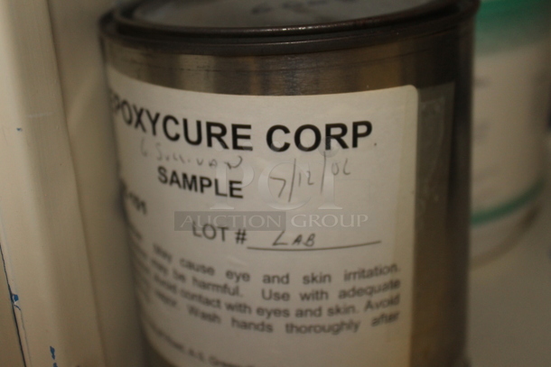 White Counter w/ Black Countertop, Doors, Drawers and Contents. BUYER MUST REMOVE. - Image 7 of 8