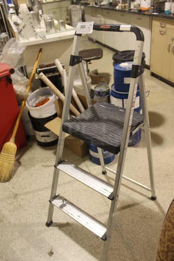 Rubbermaid Metal A Frame Ladder. - Image 3 of 4