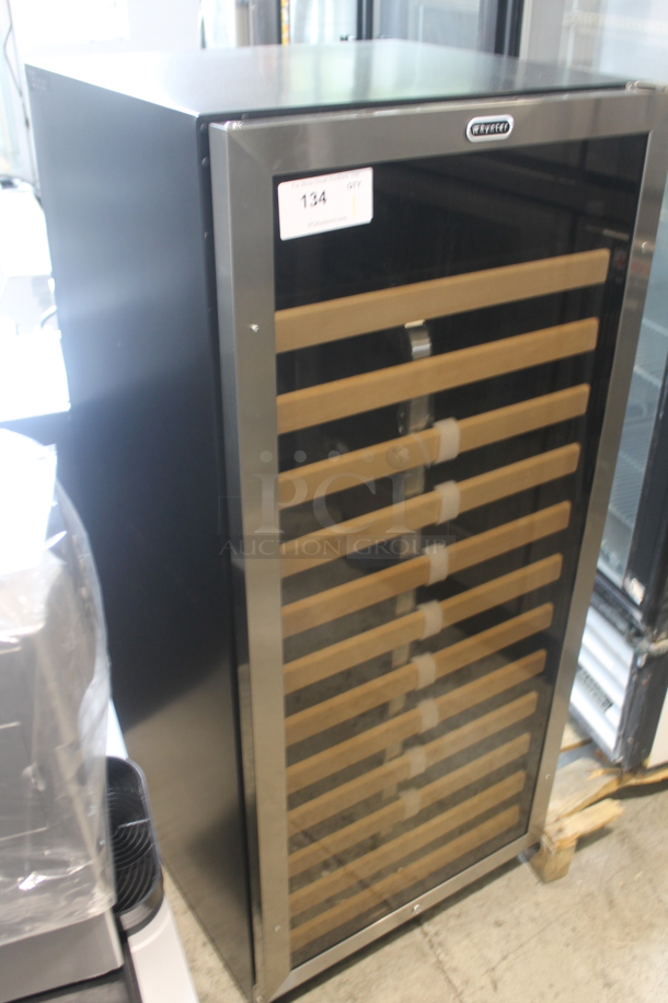 BRAND NEW SCRATCH AND DENT! Whynter BWR-1002SD Stainless Steel Compressor 100 Bottle Wine Refrigerator With Display Rack and LED Display, Black 115V. Tested and Working! - Image 2 of 5
