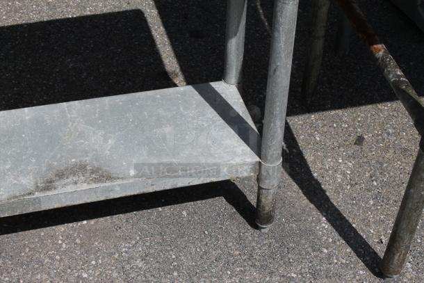 Stainless Steel Commercial Table w/ Metal Under Shelf. - Image 4 of 4