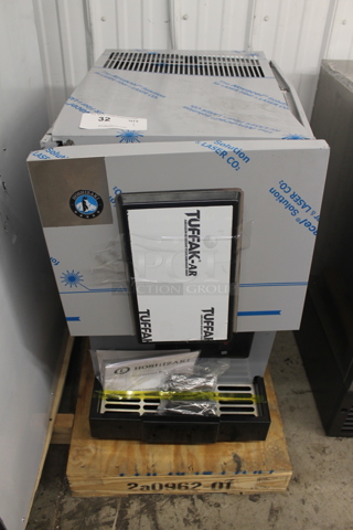 BRAND NEW SCRATCH AND DENT! 2023 Hoshizaki DCM-271BAH-OS Stainless Steel Commercial Countertop Opti-Serve Ice Maker and Water Dispenser. 10 lb. Storage. 115 Volts, 1 Phase.