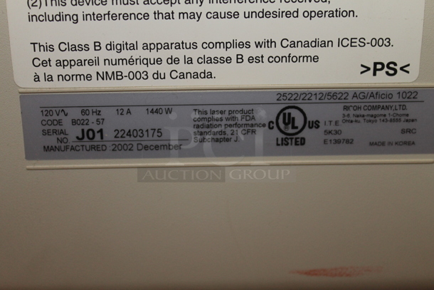 Lanier 5622 Floor Style Printer. - Image 5 of 5