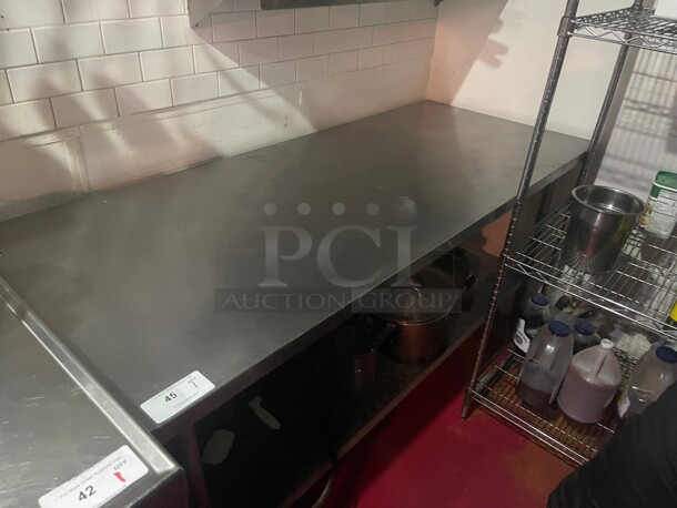 Clean! Stainless Steel Work Table 72x32 NSF - Image 2 of 6