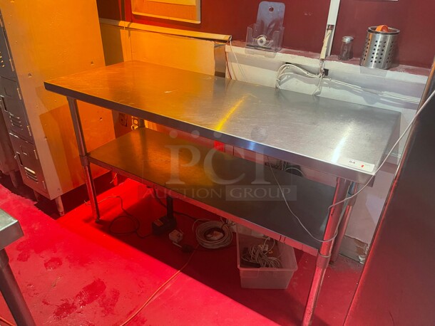Clean! Stainless Steel 60 inch Table NSF 