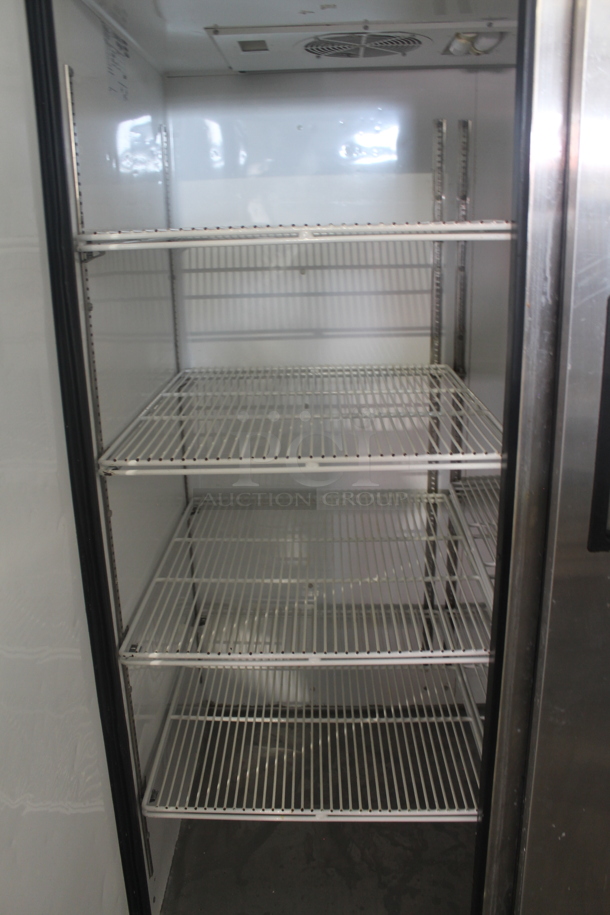 2015 True TG2R-2S Stainless Steel Commercial 2 Door Reach In Cooler w/ Poly Coated Racks on Commercial Casters. 115 Volts, 1 Phase. Tested and Working! - Image 5 of 8
