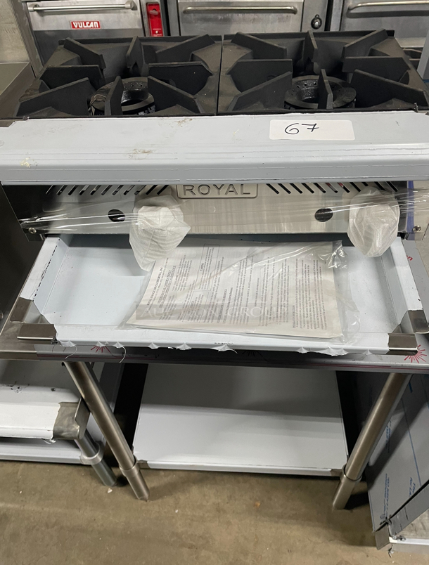 Natural Gas 2 Burner Range Brand New  - Image 2 of 4