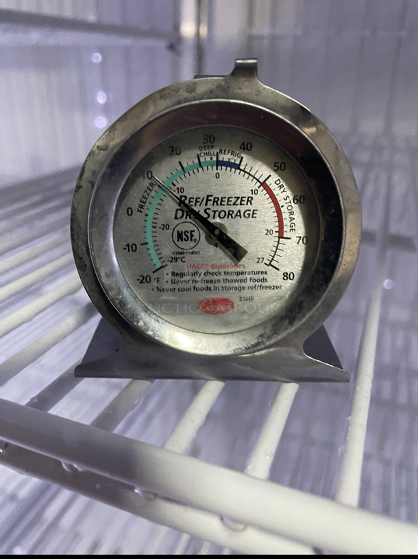 True 2 Door Glass Freezer/ Tested And Works Great  - Image 4 of 6