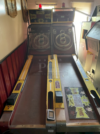 Skee Ball Machines, Coin Operated. 2x Your Bid