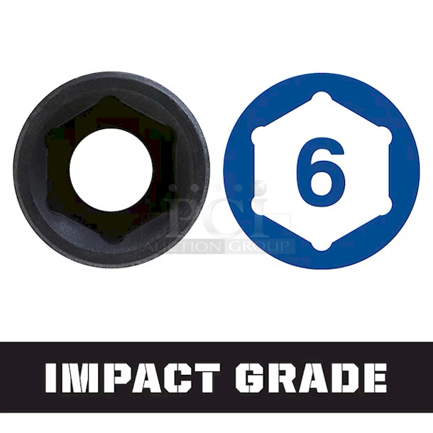 Kobalt 10-Piece Standard (SAE) 3/8-in Drive Set 6-Point Impact Socket Set. Model 86451  - Image 4 of 6