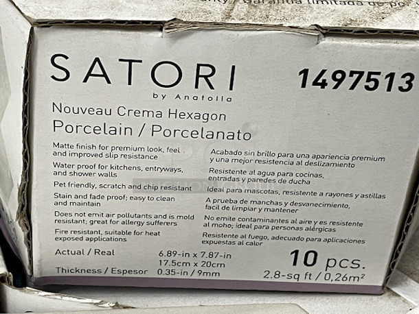 HUGE LOT! Ceramic & Glass Floor Tile – 3 Styles (see photos) - Image 7 of 9