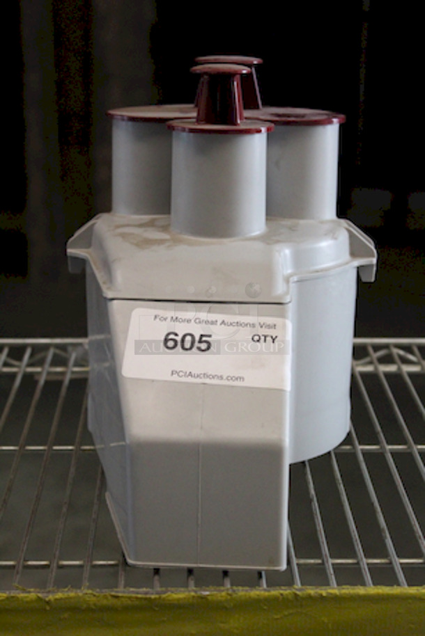 CROWN JEWEL!! Robot Coupe R2 DICE Combination Food Processor with 3 Qt. Gray Bowl, Continuous Feed 2 Blades & 2 Discs - 2 hp, 8-11/16x17x20-3/4, 120v - Image 8 of 11