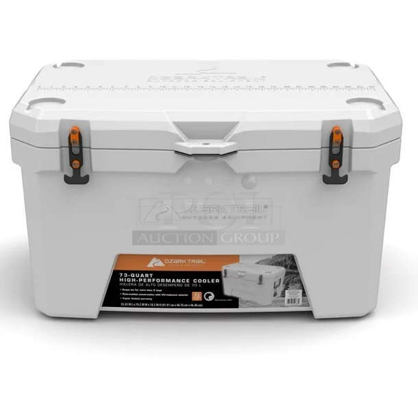 Ozark Trail 73 Quart High Performance Hard Sided Cooler with Microban®. Keeps Ice Up To 9 DAYS - Image 3 of 3