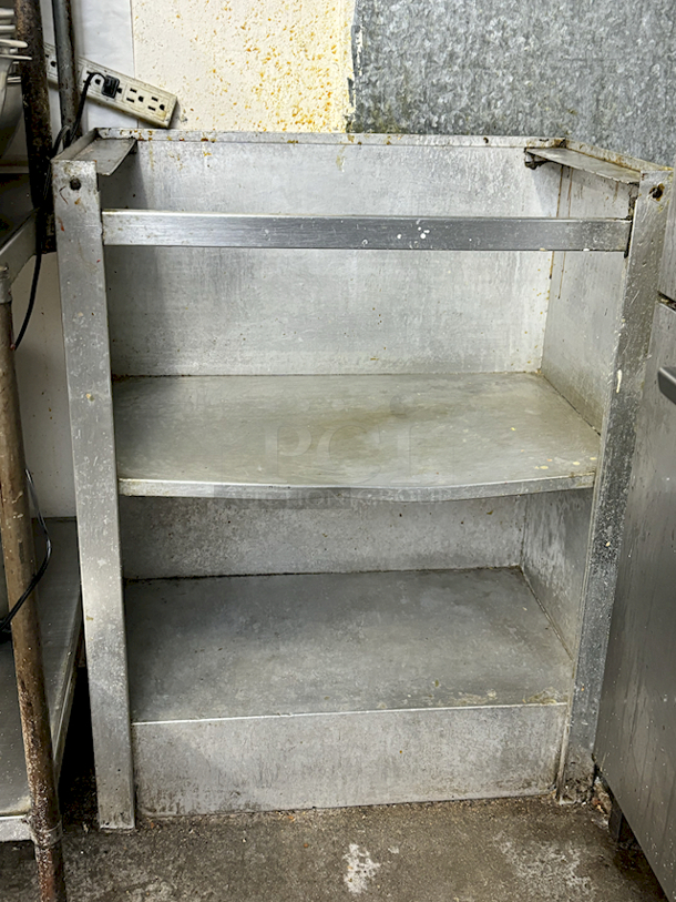 Metal Storage and Equipment Cabinet With Sheet Pan Top.  - Image 3 of 3