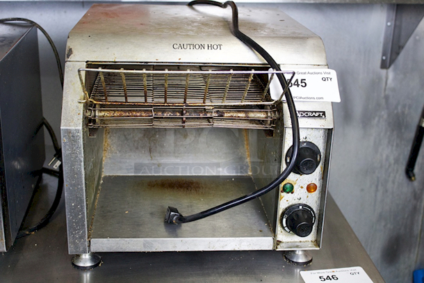Adcraft CVYT-120 - Conveyor Toaster, 280-300 pieces/hour, 10" Wide Conveyor Belt. 1700W 120v/60/1-ph - Image 1 of 5