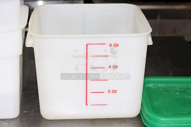 3 Graduated Food Ingredient Bins With (2) Lids. 3x Your Bid - Image 2 of 5
