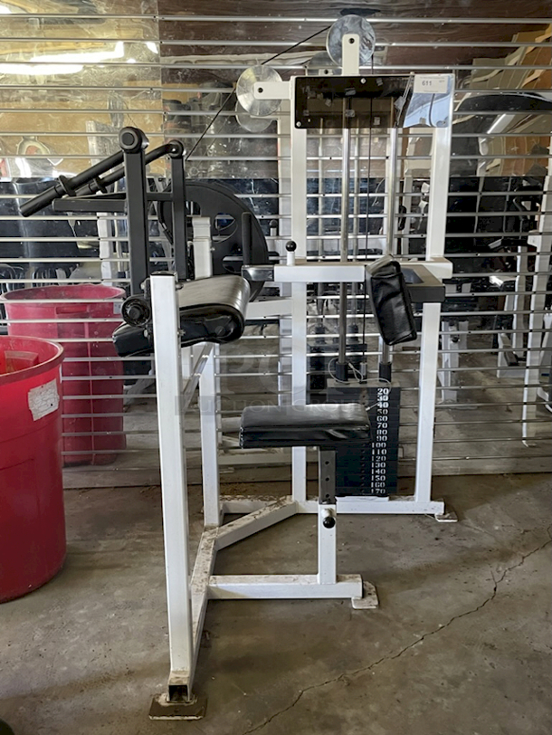 Reflex Fitness Products. Tricep Extension. Machine Has Been Re-Strung - Image 1 of 4
