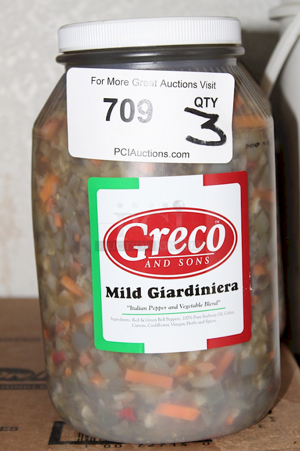 Greco & Sons Mild Giardiniera. 3x Your Bid - Image 1 of 1