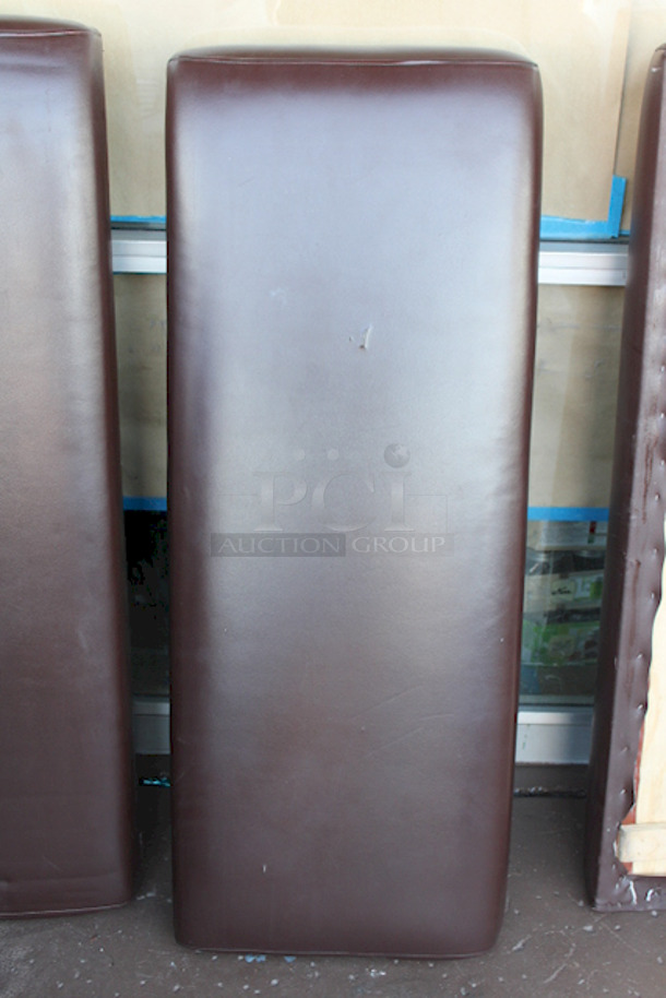  4 Booth Seating Cushions. 50x19x5 4x Your Bid.  - Image 6 of 9