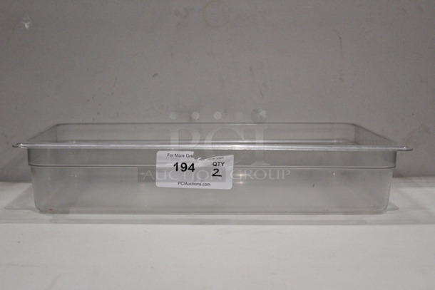 Cambro 14CW Camwear Pans, Full Size, 4" Deep. 
12-3/4x20-7/8x4
2x Your Bid
 - Image 6 of 6