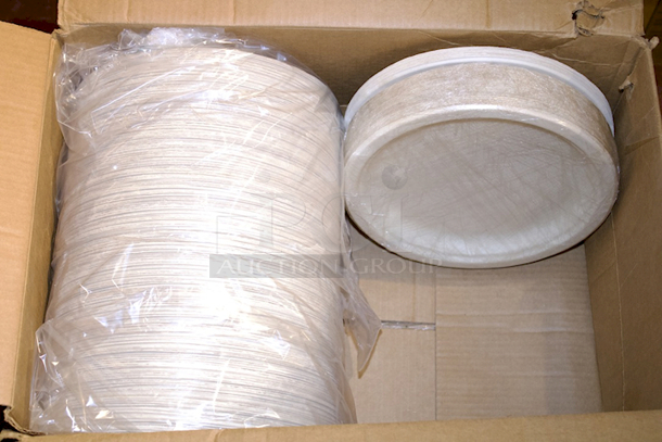 Chinet 25776 Paper Pro Molded Fiber 10 1/2" Round Plate - Image 2 of 2
