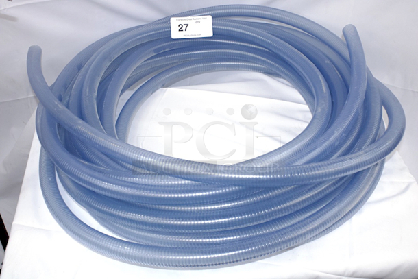 NEW/NEVER USED  Huge Reel Of Nutriflo Blue Crush Resistant Brewery Hose, Fits 1-1/2" Ferule.  - Image 1 of 1
