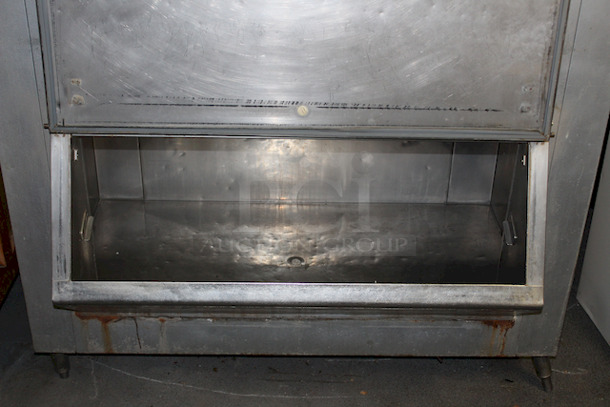 Scotsman BH1370E 1400lbs Capacity Ice Bin. 
56x40x59-1/2.
Legs Need To Be Adjusted.  - Image 2 of 8