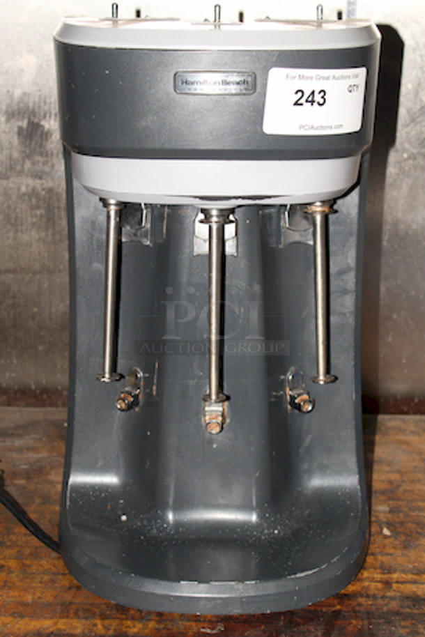 AMAZING! Hamilton Beach HMD400 Countertop Drink Mixer w/ (3) Spindles & (3) Speeds, 120v. In Working Order. 12-1/2x9x20 - Image 5 of 5