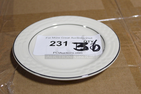 AMAZING! New Sterling China 21 Bread And Butter Dishes, 6-1/4". 36x Your bid