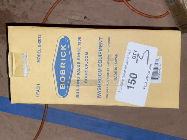 HUGE VALUE! All New In The Box!!  
Bobrick B-2012 Stainless Steel Automatic Hands-Free Liquid Hand / Dish Soap Dispensers.  850 mL Capacity.  4-1/4" x 4-3/16" x 10-9/16" 
3x Your Bid - Image 2 of 3