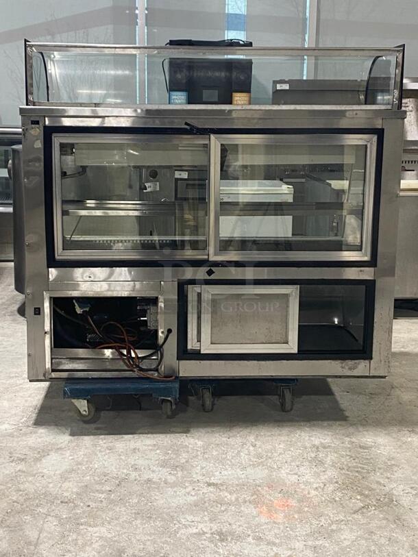 Leader SDL60 60" Refrigerated 7-11 Glass Top Display Case ..... Tested and Working
 - Image 4 of 4