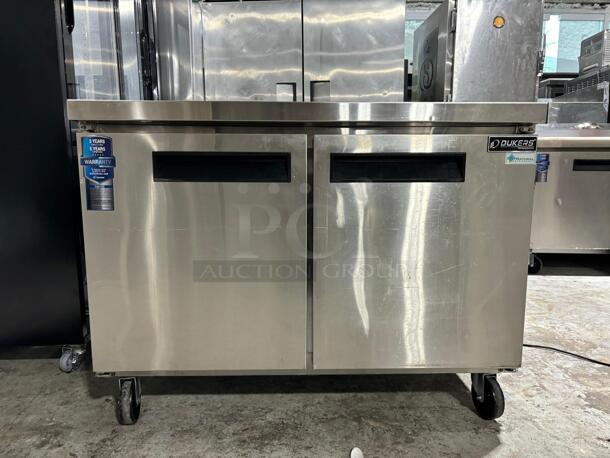 Dukers DUC48F 1/2 HP Two-Section Reach-In Undercounter Freezer - 110v/60/1-PH - Image 1 of 7