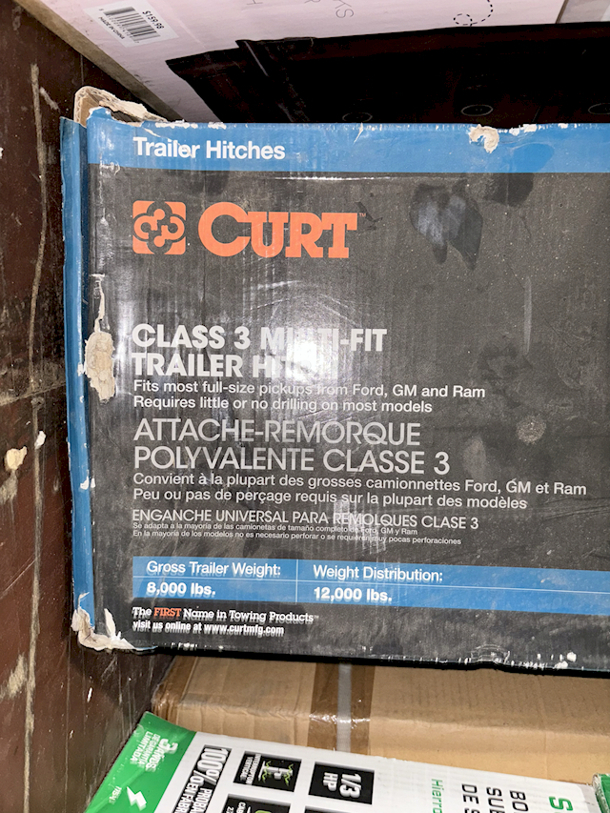 Curt Class 3 Multi-Fit Trailer Hitch, Gross Trailer Weight: 8,000 lbs. Weight Distribution: 12,000 lbs. - Image 4 of 4