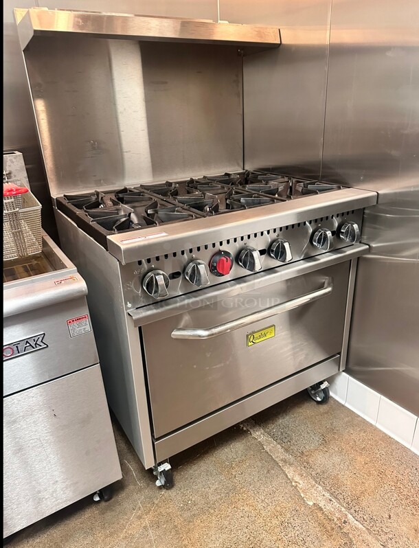 Quality MR6-C-S-3 36 inch 6 Burner Gas Range w/ Standard Oven - Image 4 of 10