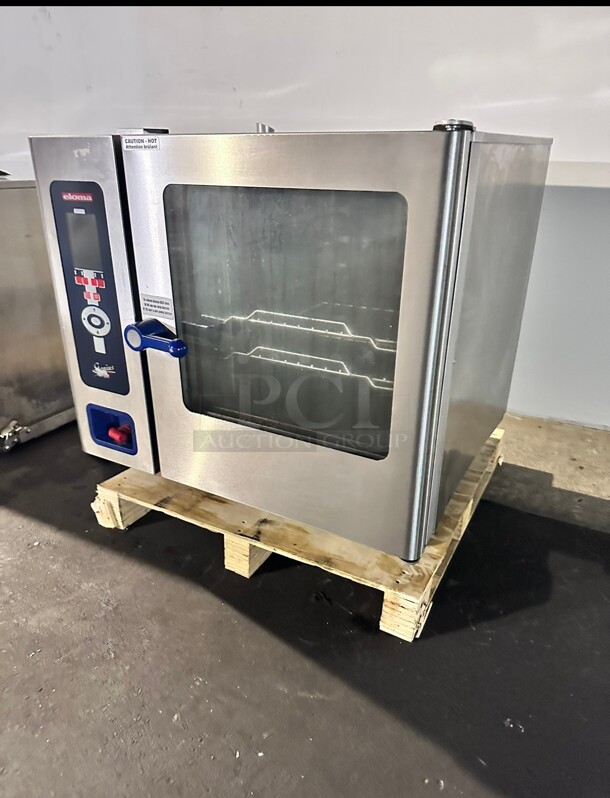 Working ELOMA BROILESS ELECTRIC COMBI OVEN MODEL GENIUS T 6-11 220 Volt 3 Phase - Image 1 of 7