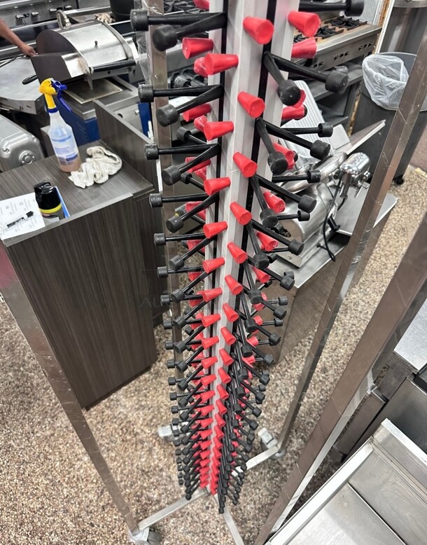 Plate Mate PM84-120 Mobile Plate Rack Holds 84 Plates  - Image 7 of 8