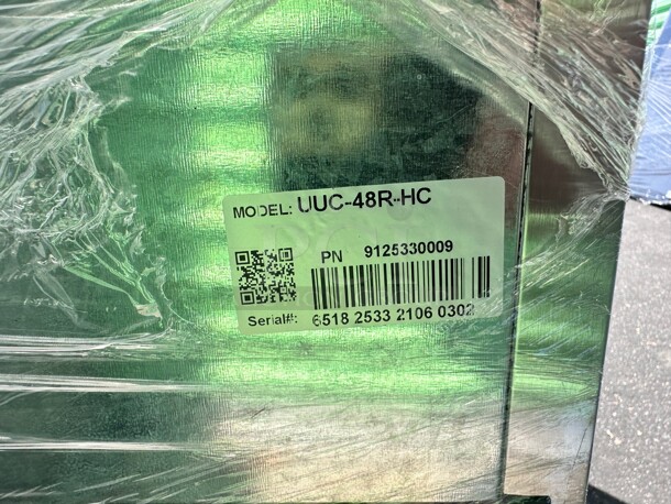 One Year Old Cooler Depot UCC-48R-HC 48 inch Undercounter Refrigerator 115 Volt  - Image 5 of 7