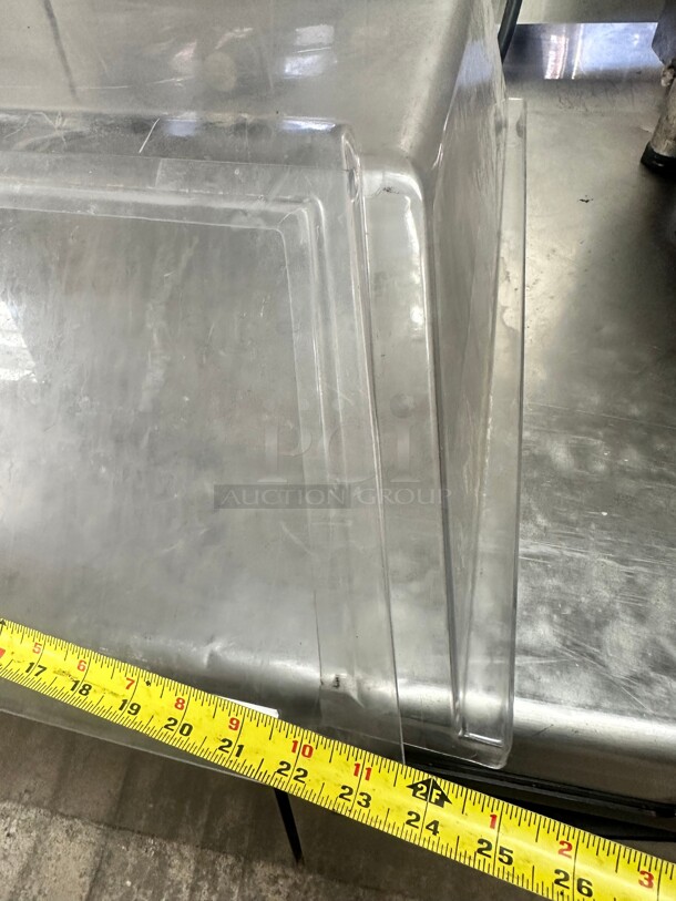 Nemco 8027GD Polycarbonate Grill Cover Sneeze Guard w/ Door  - Image 5 of 9