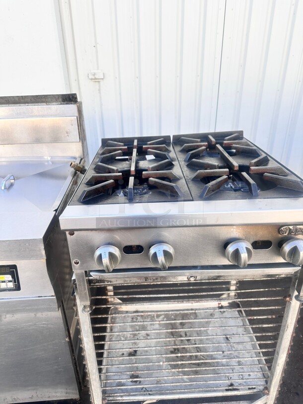 Jade Range JHP-624_NAT Hotplate Countertop Gas 24" Working - Image 4 of 7