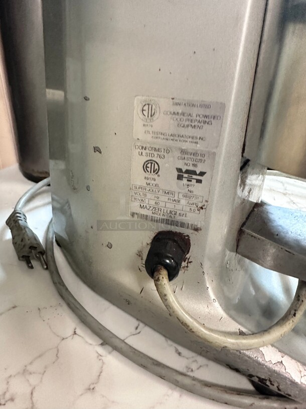 Working Mazzer Super Jolly E Doser Espresso Grinder NSF 115 Volt - Image 5 of 6