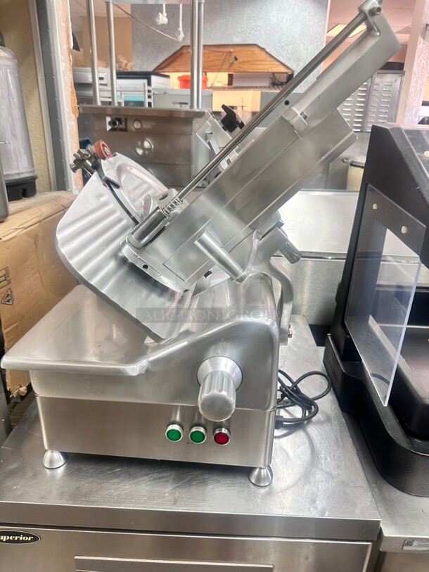 Commercial Heavy Duty Meat Cheese Slicer 115 Volt Not Sure Of Functionality - Image 6 of 7