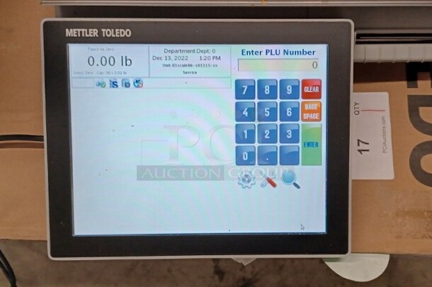 LIKE NEW IN BOX! Mettler Toledo AM-5545 Stainless Steel Commercial Countertop Food Portioning Scale. 100-240 Volts, 1 Phase. 17x25x7. Tested and Working! - Image 7 of 7