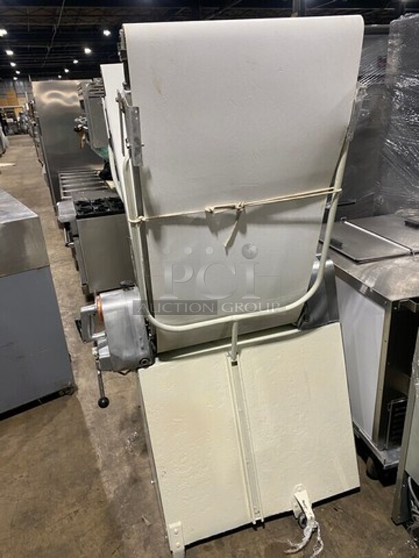 Rondo Seewer Commercial Floor Style Reversible Dough Sheeter! Stainless Steel Body! Model: SYN603 208V 3 Phase! SN: DC197AJ 120V - Image 2 of 8