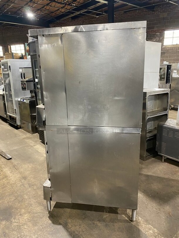 2 Blodgett Stainless Steel Commercial Natural Gas Powered Full Size Convection Ovens w/ View Through Doors, Metal Oven Racks and Thermostatic Controls. 2 Times Your Bid! - Image 2 of 9