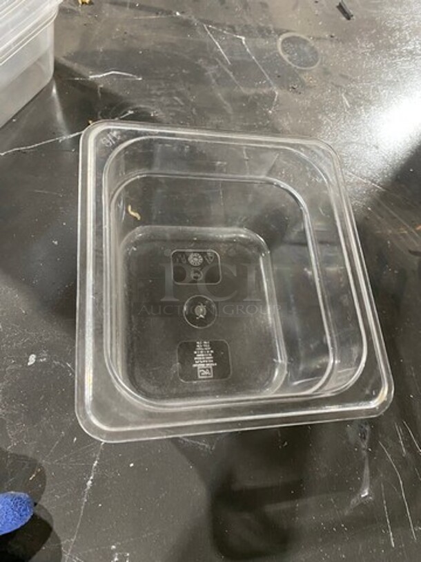 ALL ONE MONEY! Thunder Group Clear Poly 1/6x4" Food Containers! - Image 5 of 5