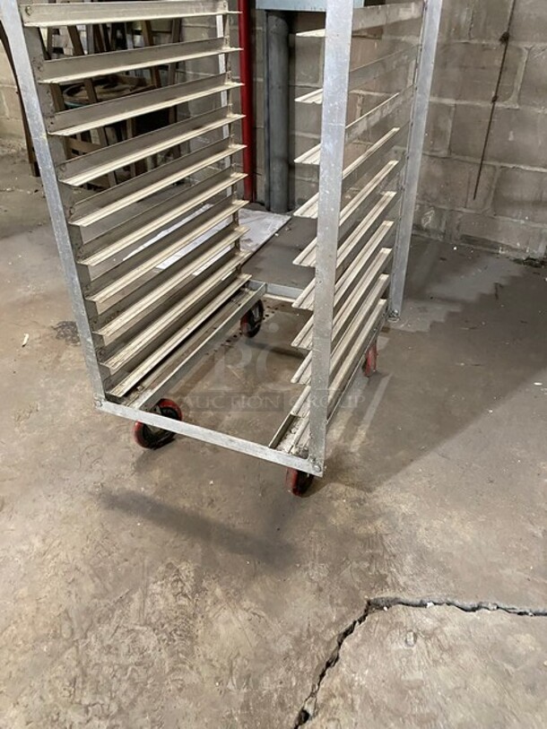 Metal Pan Transport Rack! On Casters! - Image 3 of 5
