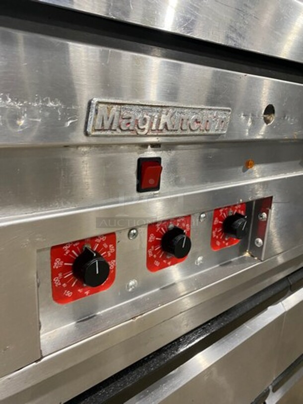 MagiKitch'n Commercial Countertop Gas Powered Flat Top Griddle! With Back And Side Splashes! All Stainless Steel! - Image 6 of 8