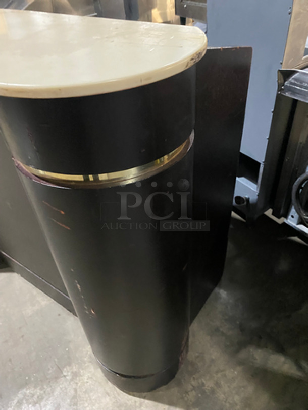 Forbes Commercial Mobile Bar! With Stainless Steel Work Top! With Drain Sink! With Storage Space Underneath! On Casters! Model: 4875-6 - Image 2 of 8